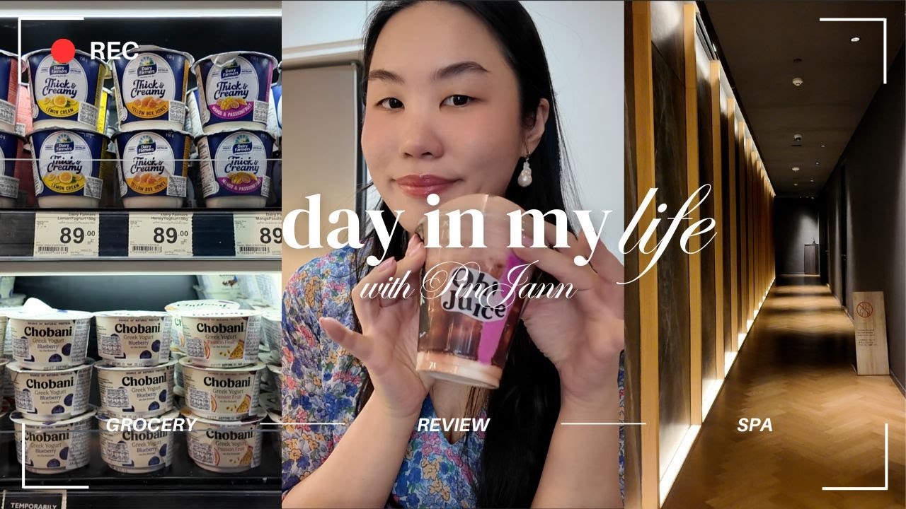 The Rolling Pin EP.2 | A Day with Pinnjan:Oh! Juice Material Girl Smoothie, Pilates & Groceries 🛒🍒