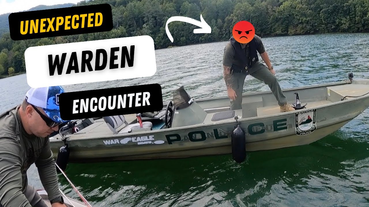 Checked By GAME WARDEN While BASS FISHING