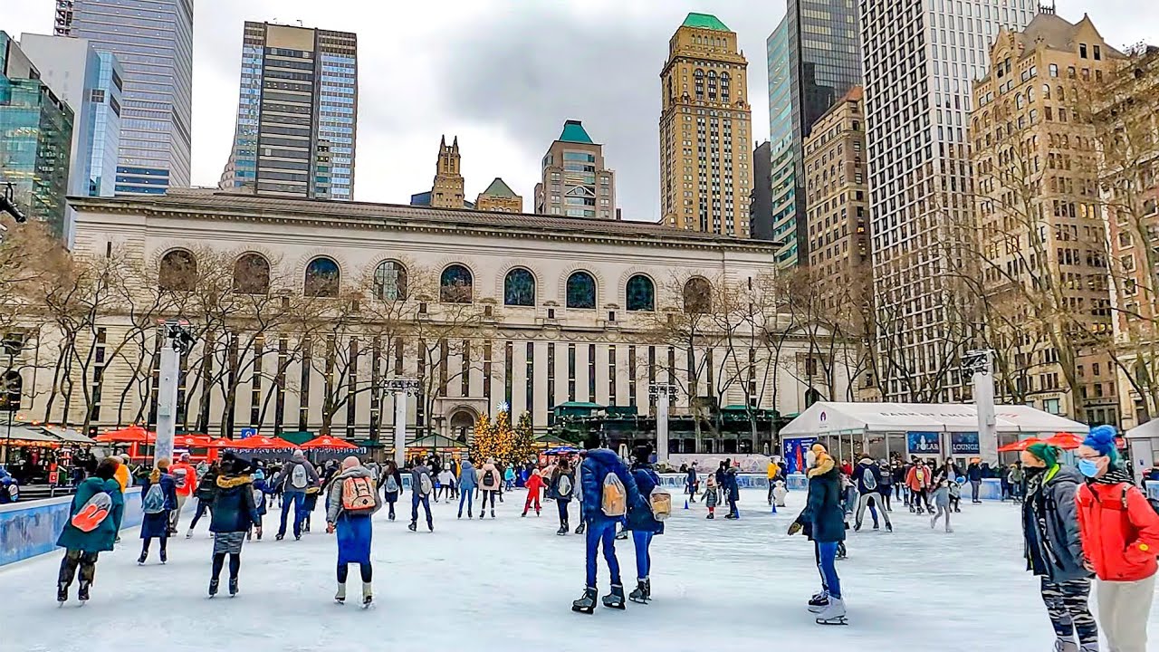 Bryant Park Winter Village NYC January 2021 YouTube