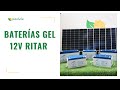 Bateras solares de gel 12v  ritar