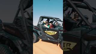 Enjoy the best adventure in Dubai desert with #monsterexperience