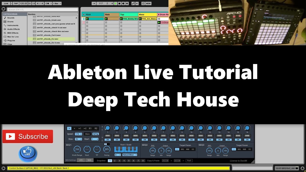 Ableton Live Tutorial Deep Tech House (2017) YouTube