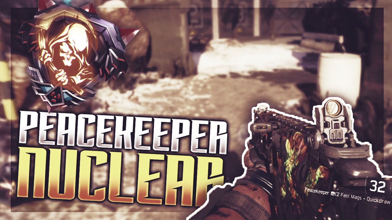 COD BO3: PEACEKEEPER NUCLEAR AGAINST A LEVEL 1000!