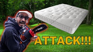 Can you cut a mattress in half?