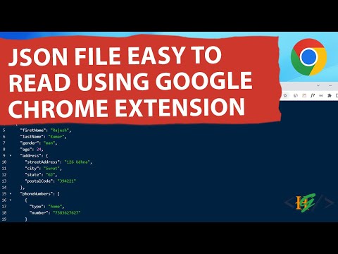 ვიდეო: როგორ გამოვიყენო JSON ფორმატორი Chrome-ში?