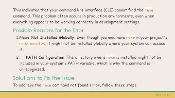 Solving the nexe Command Not Found Issue in Node.js