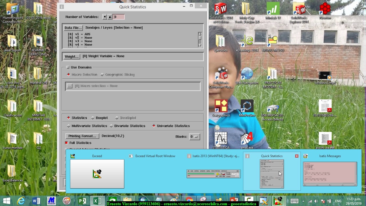 Isatis Program ISATIS mini tutorial - YouTube