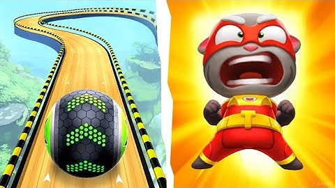 Going Balls VS Talking Tom Hero Dash Gameplay (Android, iOS)
