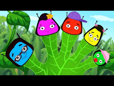 семейство пальцев гусеницы | развивающий мультфильм | потешки | музыка для малышей | обучающие