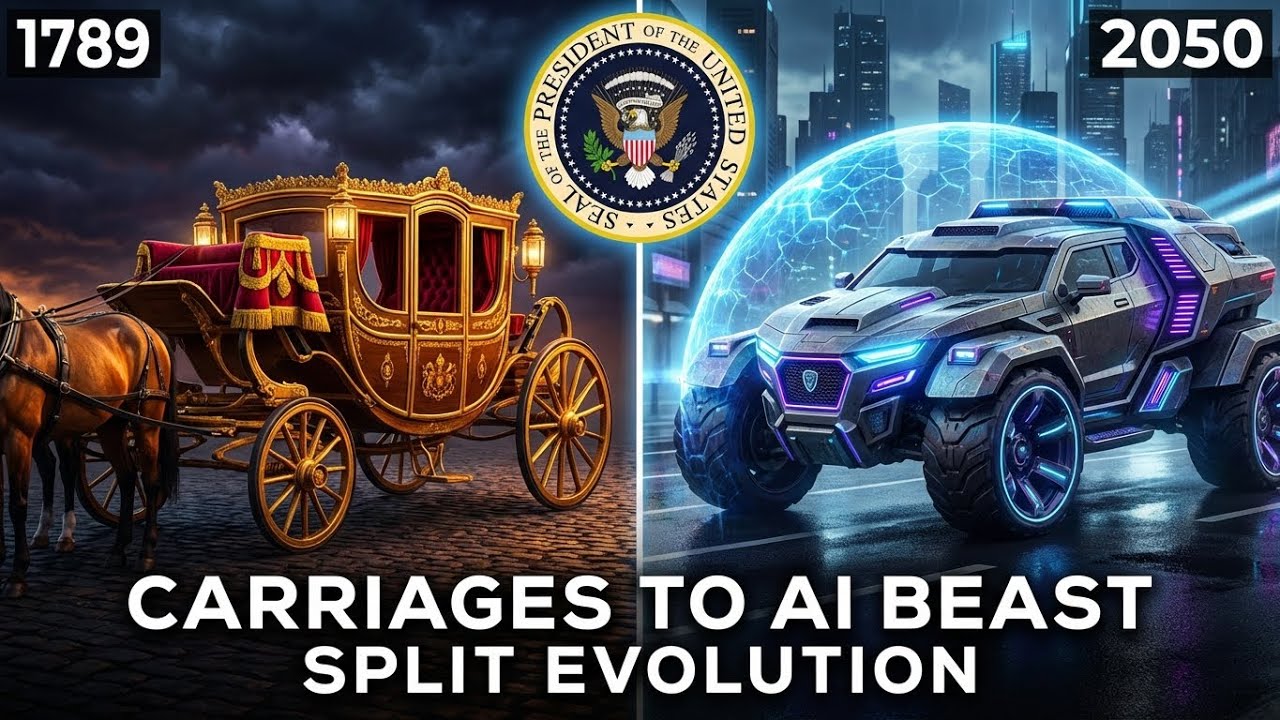Evolution of Cars (1789–2050) | America’s Road From Horse Carriages to AI Cars