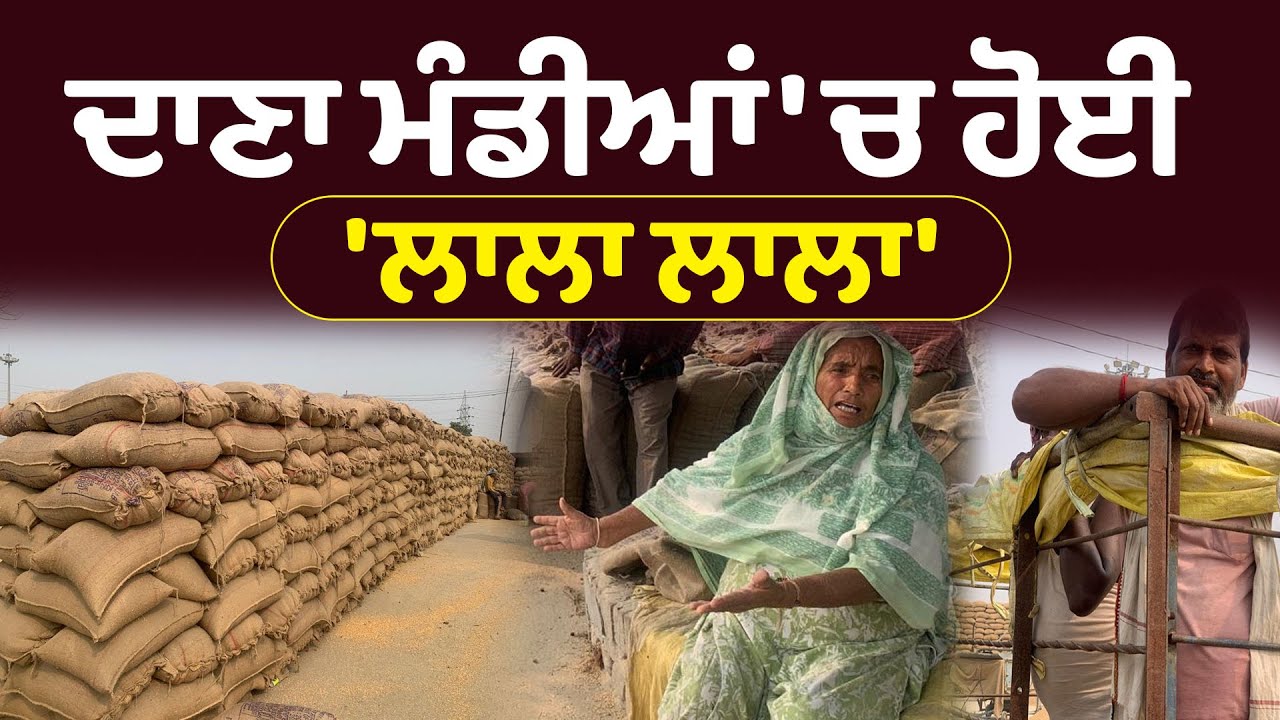 Phagwara Farmer Protest | ਦਾਣਾ ਮੰਡੀਆਂ 'ਚ ਹੋਈ 'ਲਾਲਾ ਲਾਲਾ'