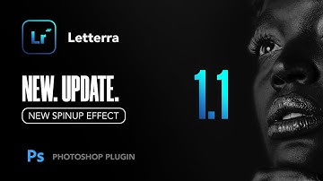New Spinup Animated Effect for letters in Letterra update 1.1 - Photoshop Tutorial