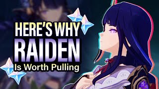 Why RAIDEN SHOGUN is WORTH Pulling (Character Review) | Genshin Impact 2.5