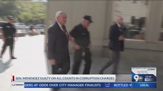 Menendez Convicted On Bribery, Foreign Agent Charges