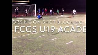 AngieGoalKeeper Goalie Training with FCGS and Coach Ramon