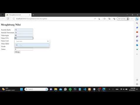 Bahasa Pemrograman Java (Membuat Hitung Nilai Servlet)