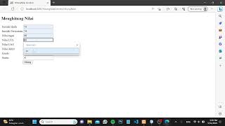 Bahasa Pemrograman Java (Membuat Hitung Nilai Servlet)