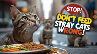 STOP! Never Feed Stray Cats the WRONG Way – The Shocking Truth