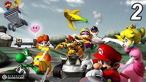 Mario Kart: Double Dash!! | Multiplayer Gameplay - Race Set 1 - Race 2 | Nintendo GameCube (GCN)