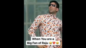when your the big fan of raju #shorts