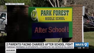 2 parents face charges following fight involving multiple students at Park Forest Middle School