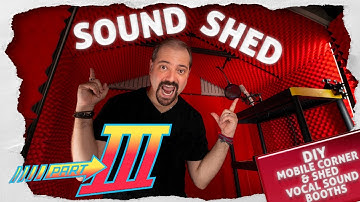 DIY Sound Booths PART III Sound Shed BEST Audio Booth for Voice Overs EVER 🎙