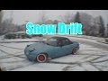 Miata Drifting Around In The Snow