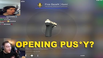 ohnePixel reacts to pus*y pattern unboxing