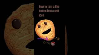 How to turn a like button into a golf icon #golf #golfshorts #golffilters
