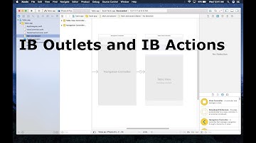 IBOutlets and IBActions