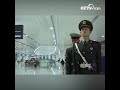 타임 랩스！베이징 무장 경찰 다싱 공항 사수 |CCTV 한국어방송
