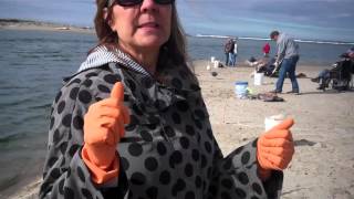 Crabbing Class Siletz Bay at the end of September 15