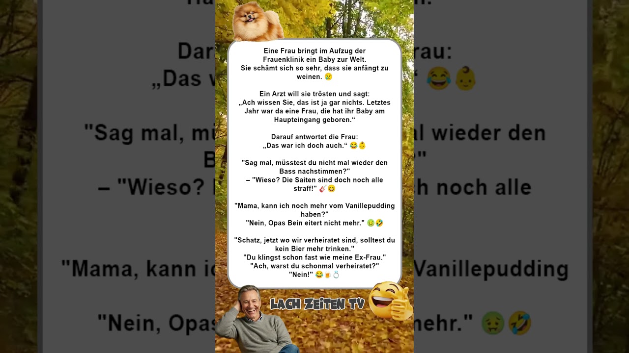 Lustige Klinik- und Familienwitze 😂👶🎸🥴💍 