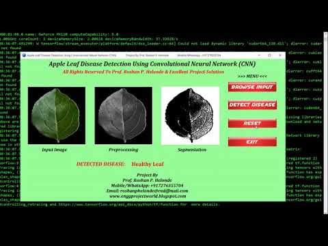 Python Code for Apple Leaf Disease Detection Using CNN | With Source Code