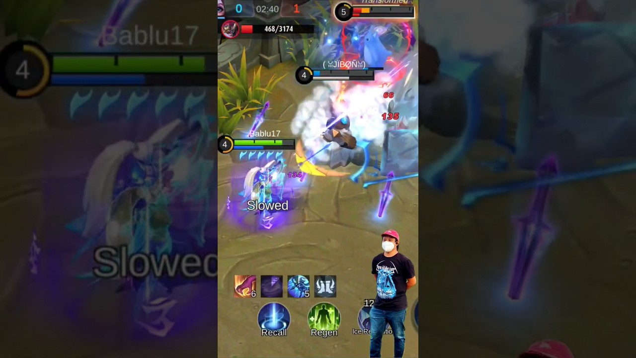 Miya / Wana / Johnson Vs Hanzo / Gusion 