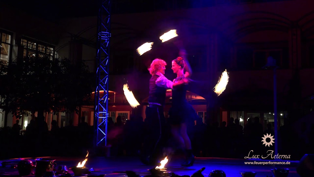 Feuershow Tango Duett Lux Aeterna Feuerperformance