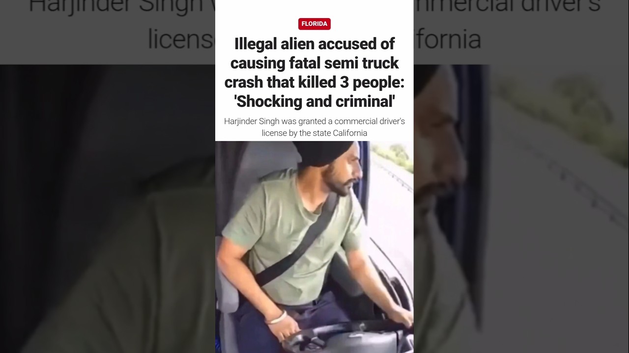 UPDATE: Reckless Florida Trucker Is ILLEGAL ALIEN From India!