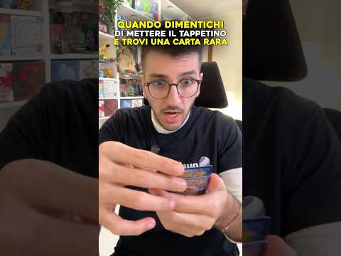 Quando Dimentichi di Mettere il Tappetino e Trovi una Carta Pokemon Rara