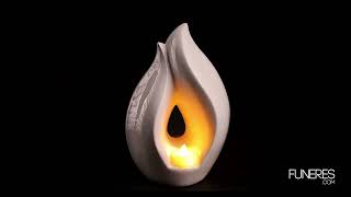 Flame of Memory freckles ceramic urn