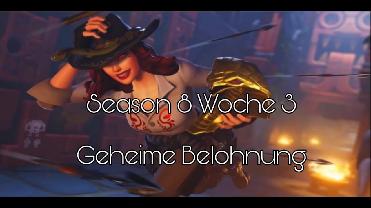 Woche 3 Season 8 der letzte Stern (Belohnung)⭐ Fortnite Battle Royale YouTube