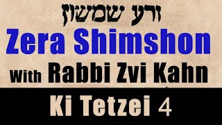 Zera Shimshon Ki Tetzei #4 5783 - Rabbi Zvi Kahn