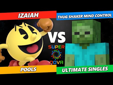 Supernova 2024 - Izaiah (Pac Man) Vs. THUG SHAKER MIND CONTROL (Steve) Smash Ultimate Tournament
