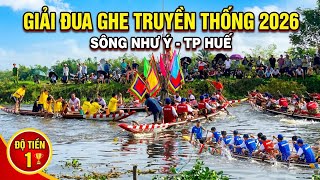 Full TRADITIONAL BOAT RACING TOURNAMENT 2026 | RACE 1 | Nhu Y River - Hue City Update