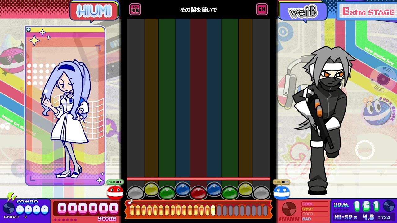 その他 pop'n music pub mirror 2 pop'n music] ダークナイト / その闇を薙いで (EX) mirror - YouTube