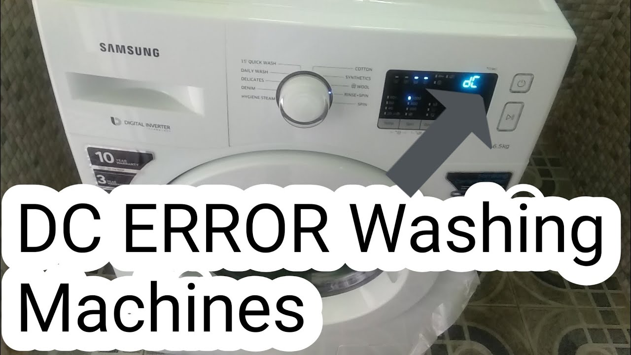 How To Fix DC Error Code In Washing Machine samsung hindi YouTube
