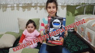 Kardeşimle A101'den Aldığımız Robotto Robotla Oynadık