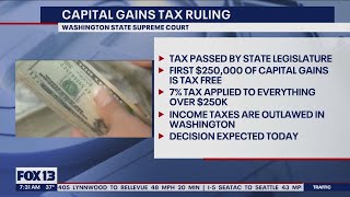 Washington Supreme court's capital gains tax ruling | FOX 13 Seattle