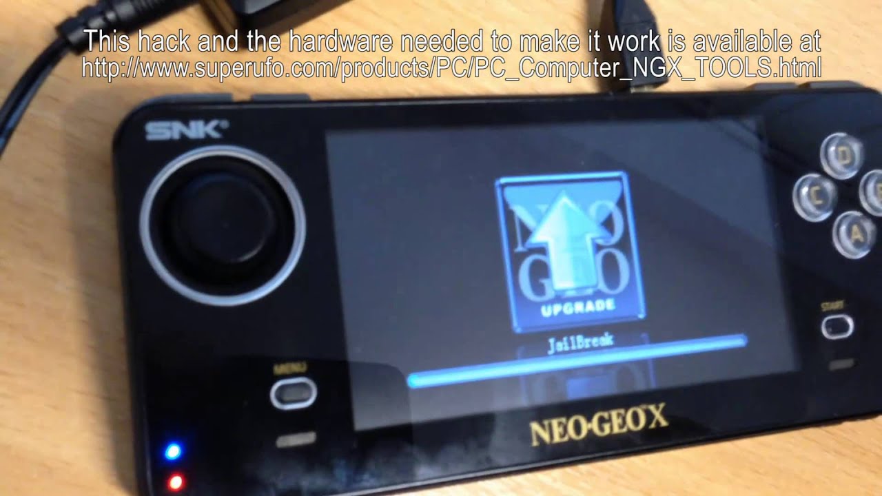 NeoGeo X Jailbreak Hack Tutorial Demo Video
