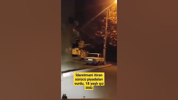 İdaretməni itirən sürücü piyadaları vurdu, 18 yaşlı qız öldü