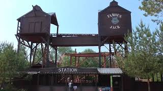 Famous Jack spinning coaster POV, Parc Bagatelle, France